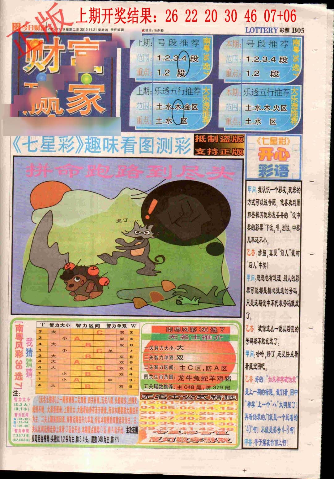 319期财富赢家（七星彩）[图]